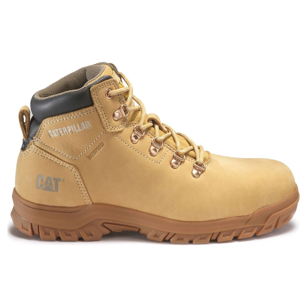 Caterpillar Mae Steel Toe S3 HRO WR SRA Naisten Turvakengät VaaleanRuskea (ORMPB)